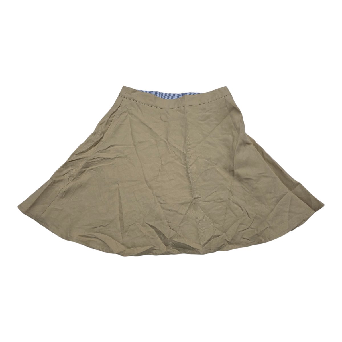 Falda Tommy Hilfiger Cafe Claro De Mujer Talla 4 Regular