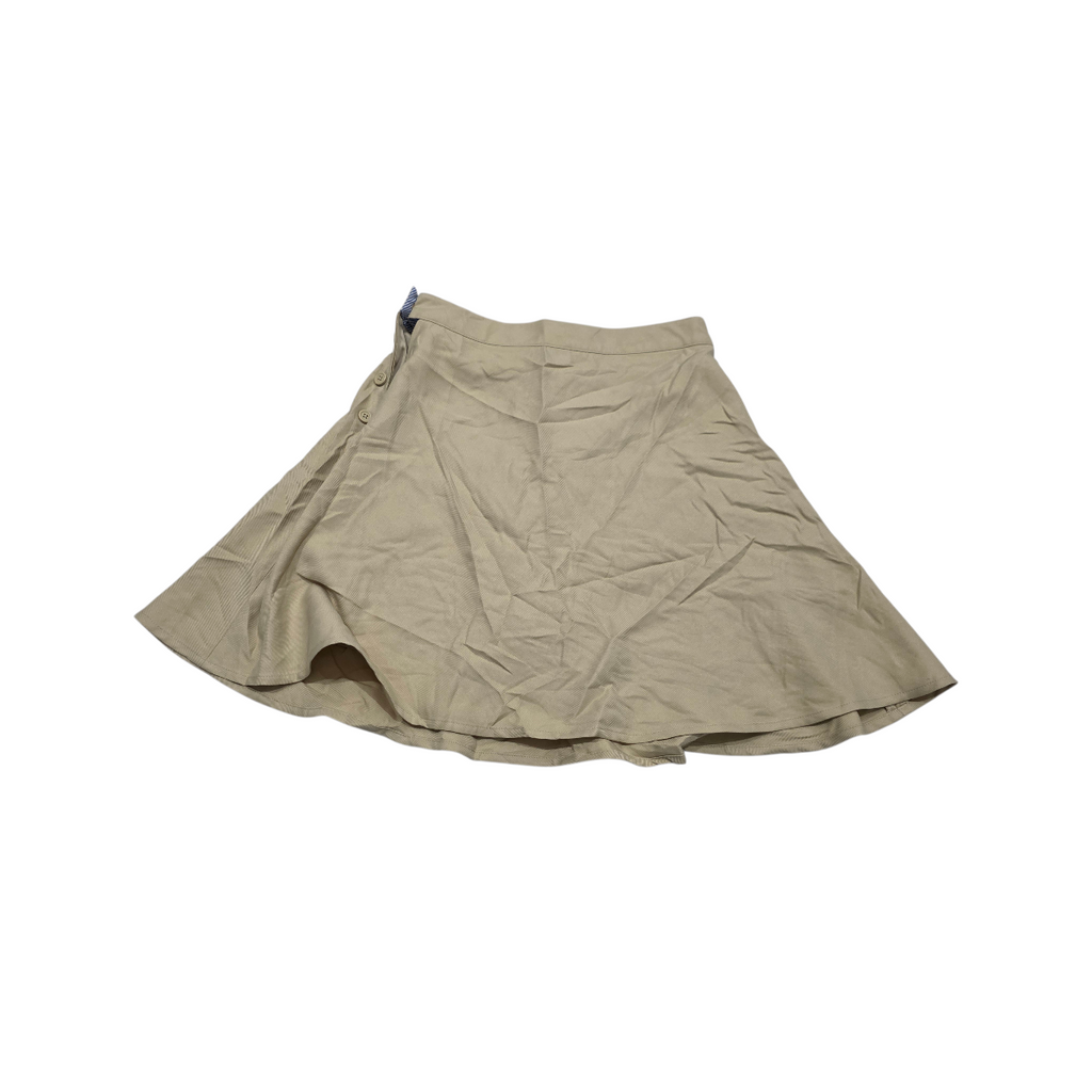 Falda Tommy Hilfiger Cafe Claro De Mujer Talla 4 Regular