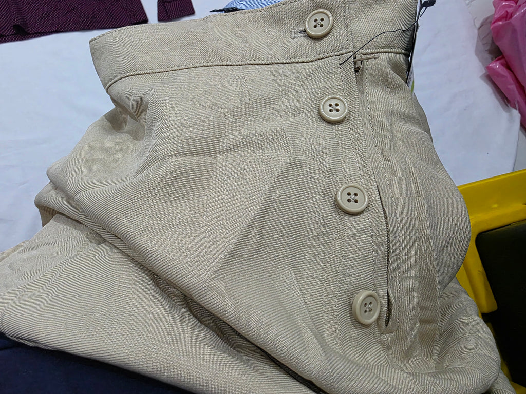 Falda Tommy Hilfiger Cafe Claro De Mujer Talla 4 Regular