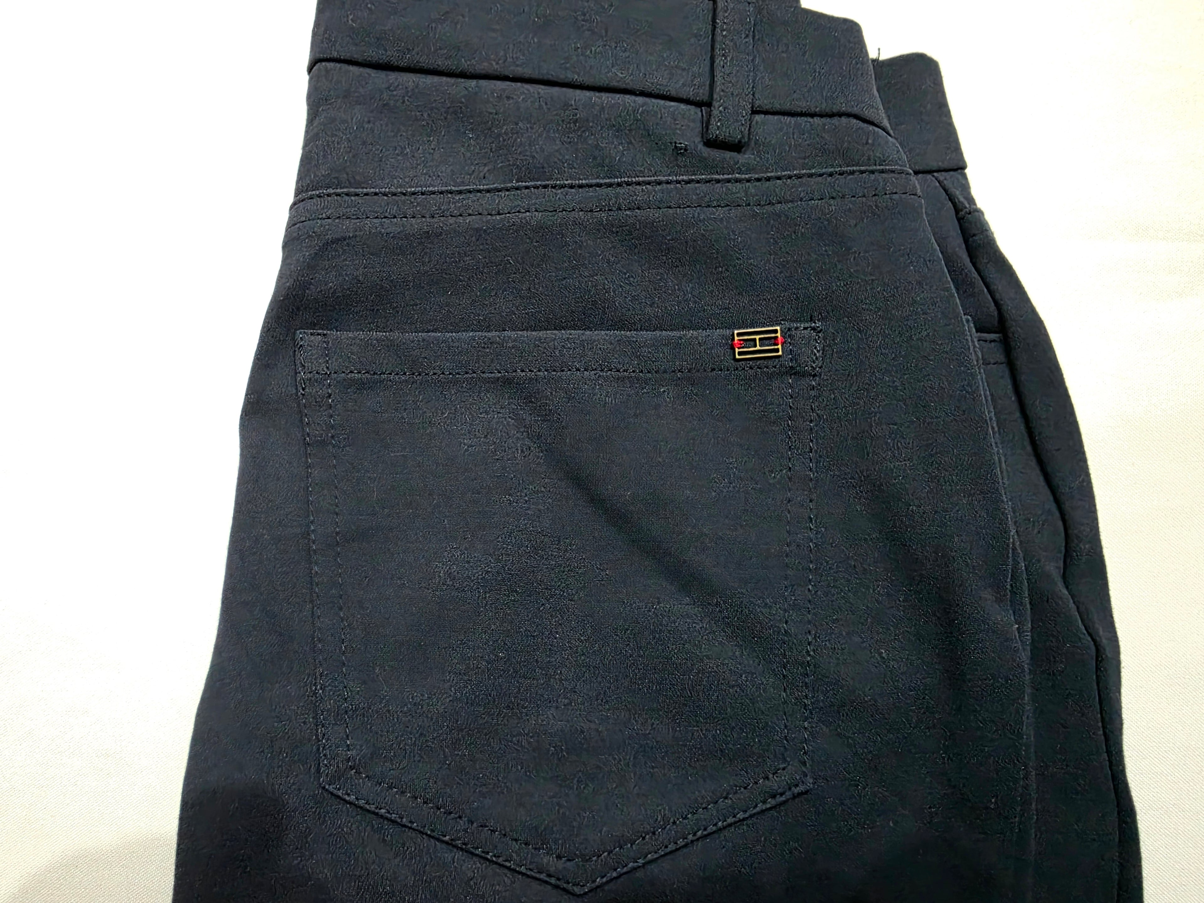 Pantalon Tommy Hilfiger Talla 4 Azul Marino De Vestir