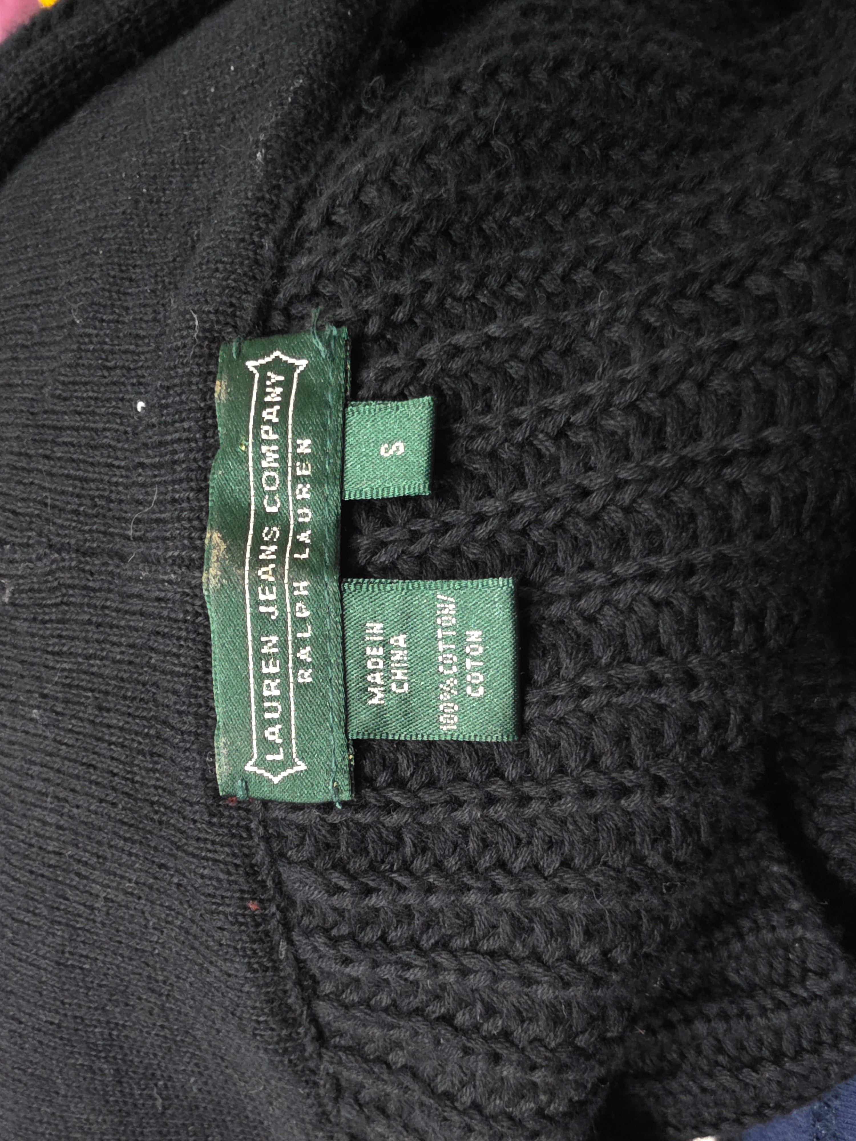 Chaleco Largo Ralph Lauren De Mujer Chico S Color Negro
