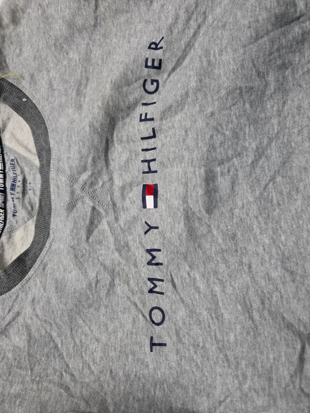 Sudadera Tommy Hilfiger De Mujer Chico S Gris Claro