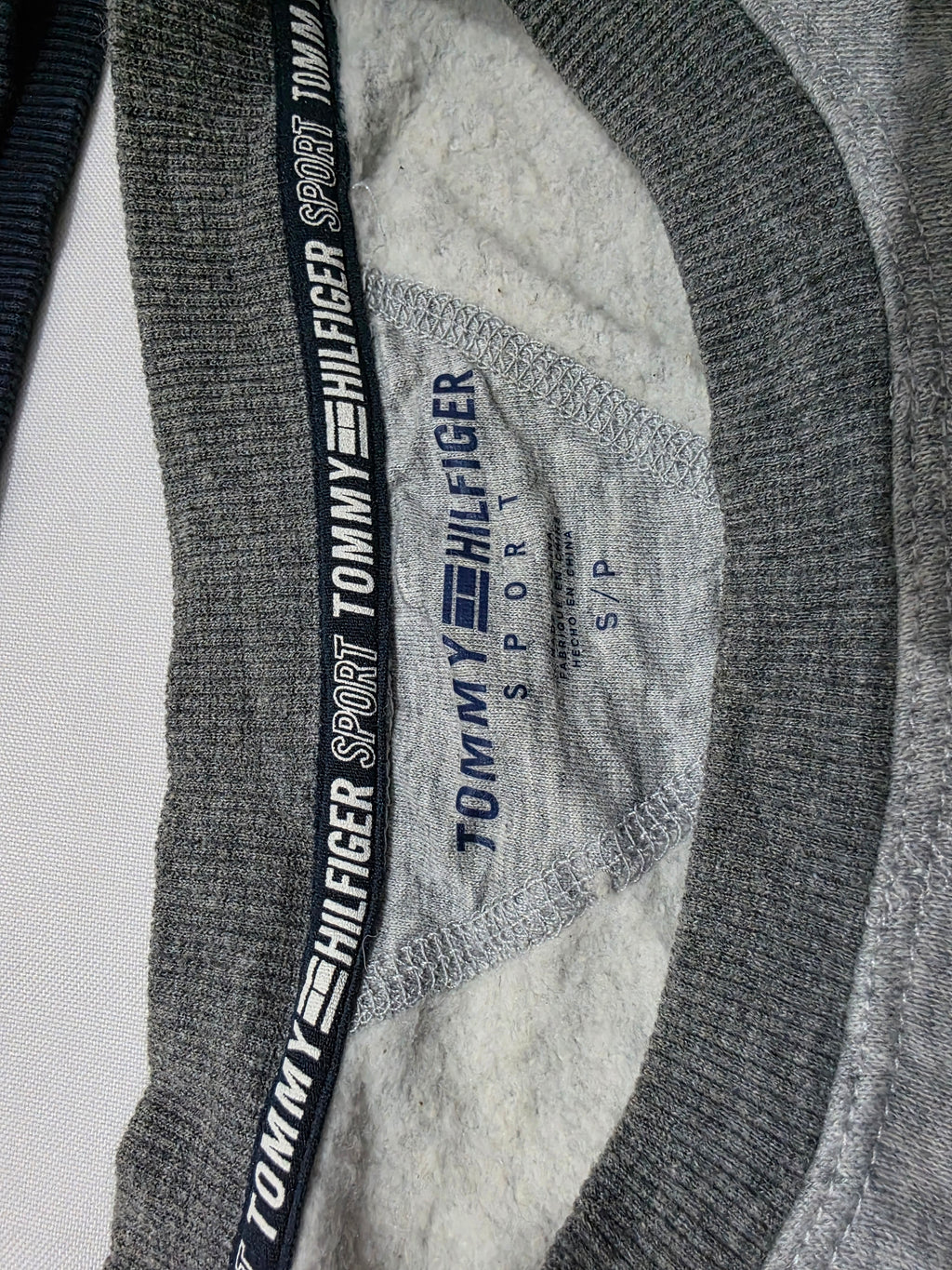 Sudadera Tommy Hilfiger De Mujer Chico S Gris Claro