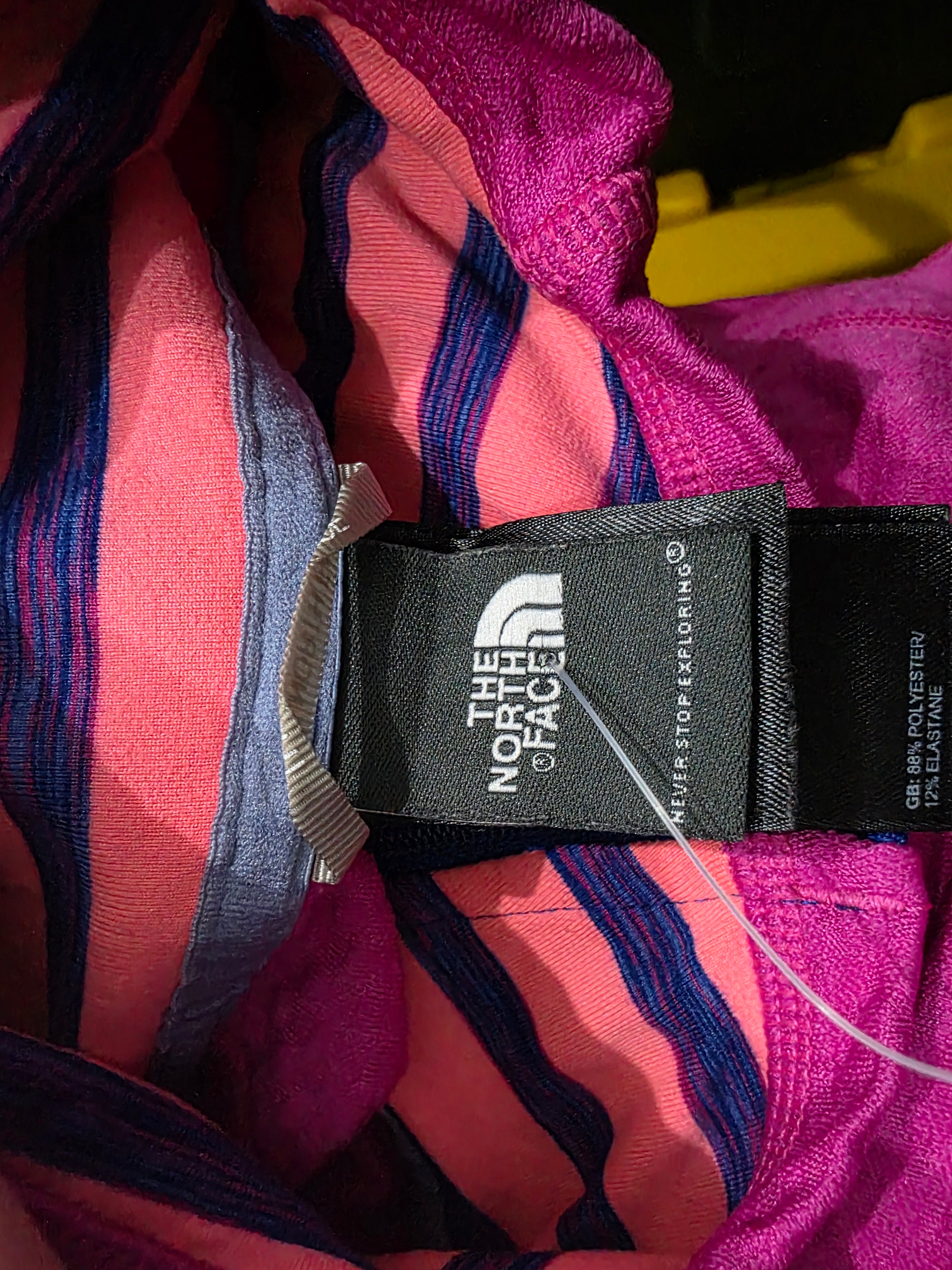 Chamarra Ligera The North Face Chico S Medio Cierre Fucsia