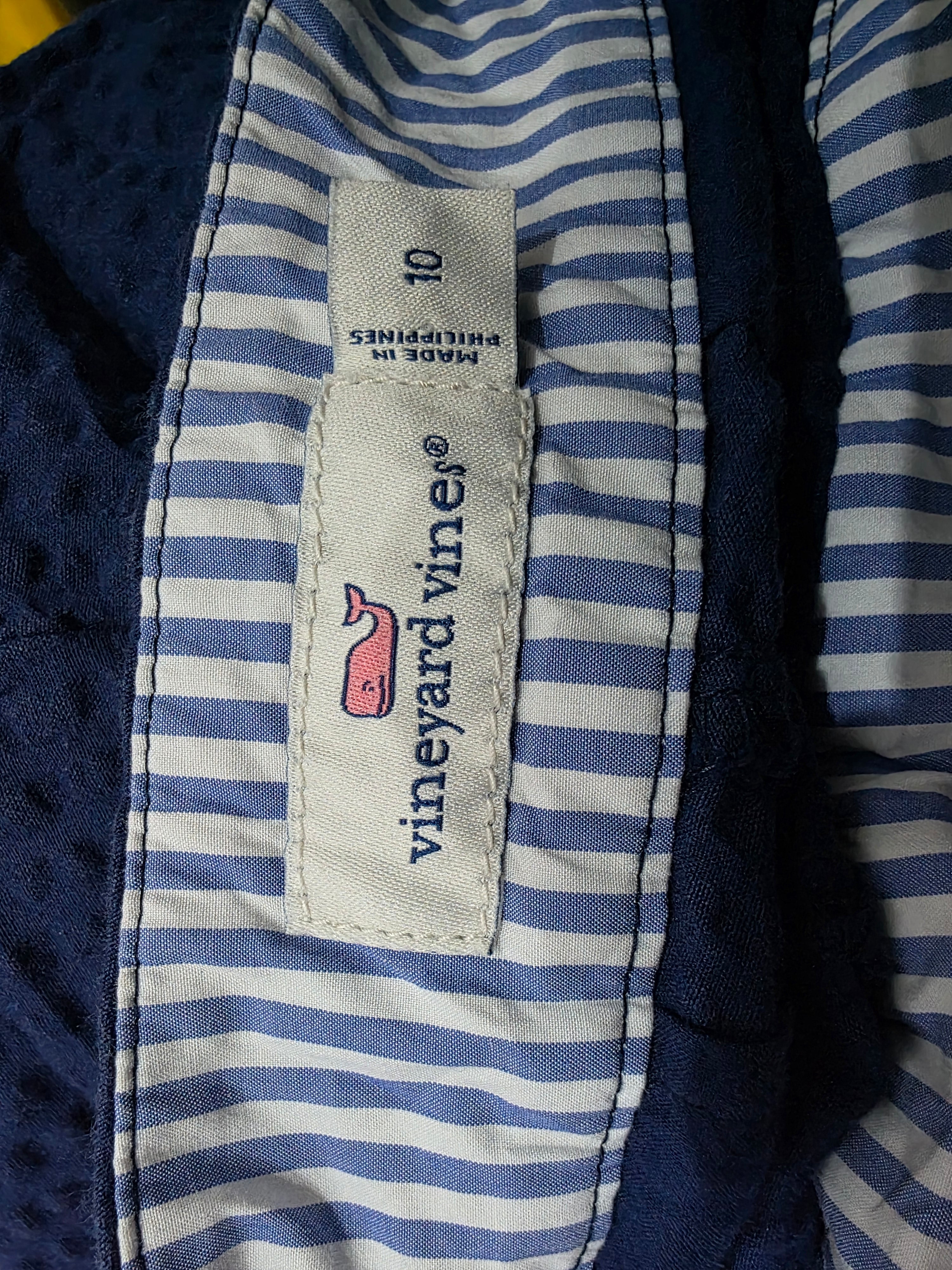 Short Vineyard Vines Azul Marino De Mujer Talla 10