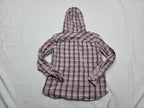 Camisa Con Gorro Columbia De Mujer Color Rosa A Cuadros