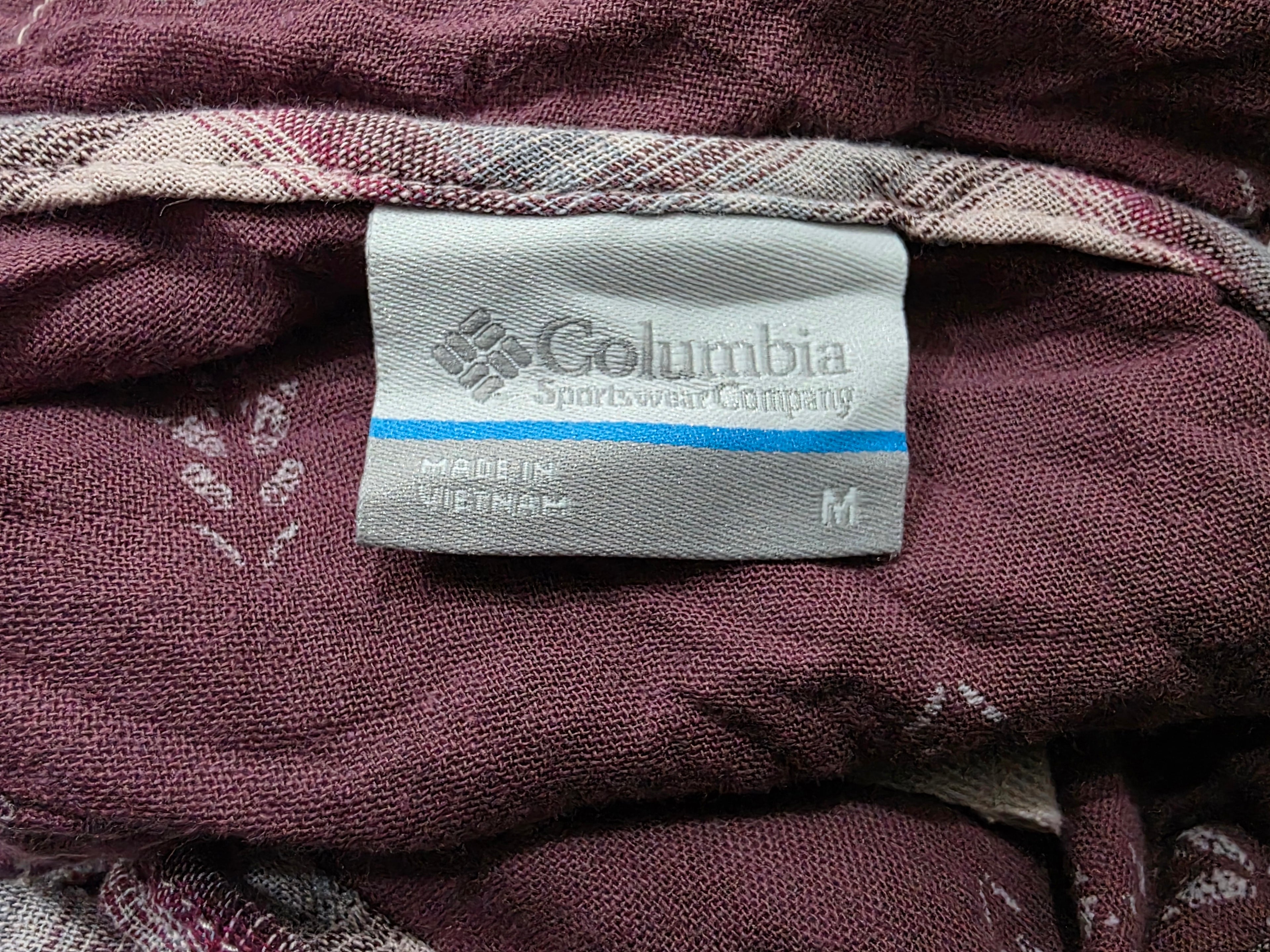 Camisa Con Gorro Columbia De Mujer Color Rosa A Cuadros