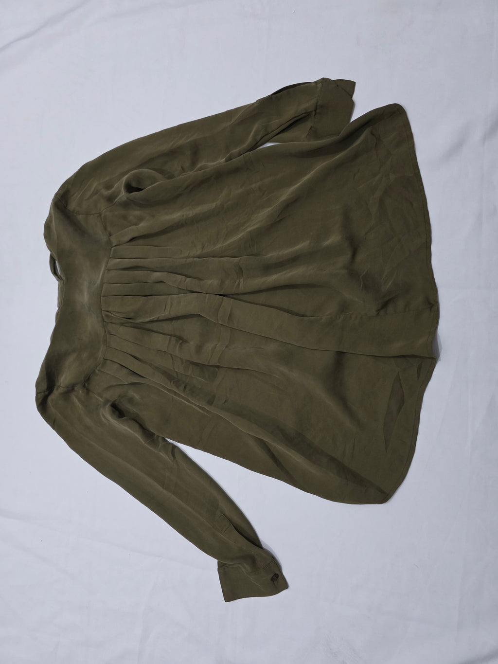 Blusa Michael Kors De Mujer Manga Larga Mediana Verde Opaco