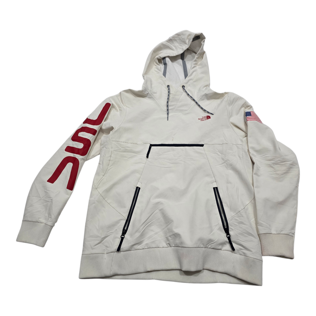 Hoodie The North Face Mujer Blanca Talla L Fleece Original