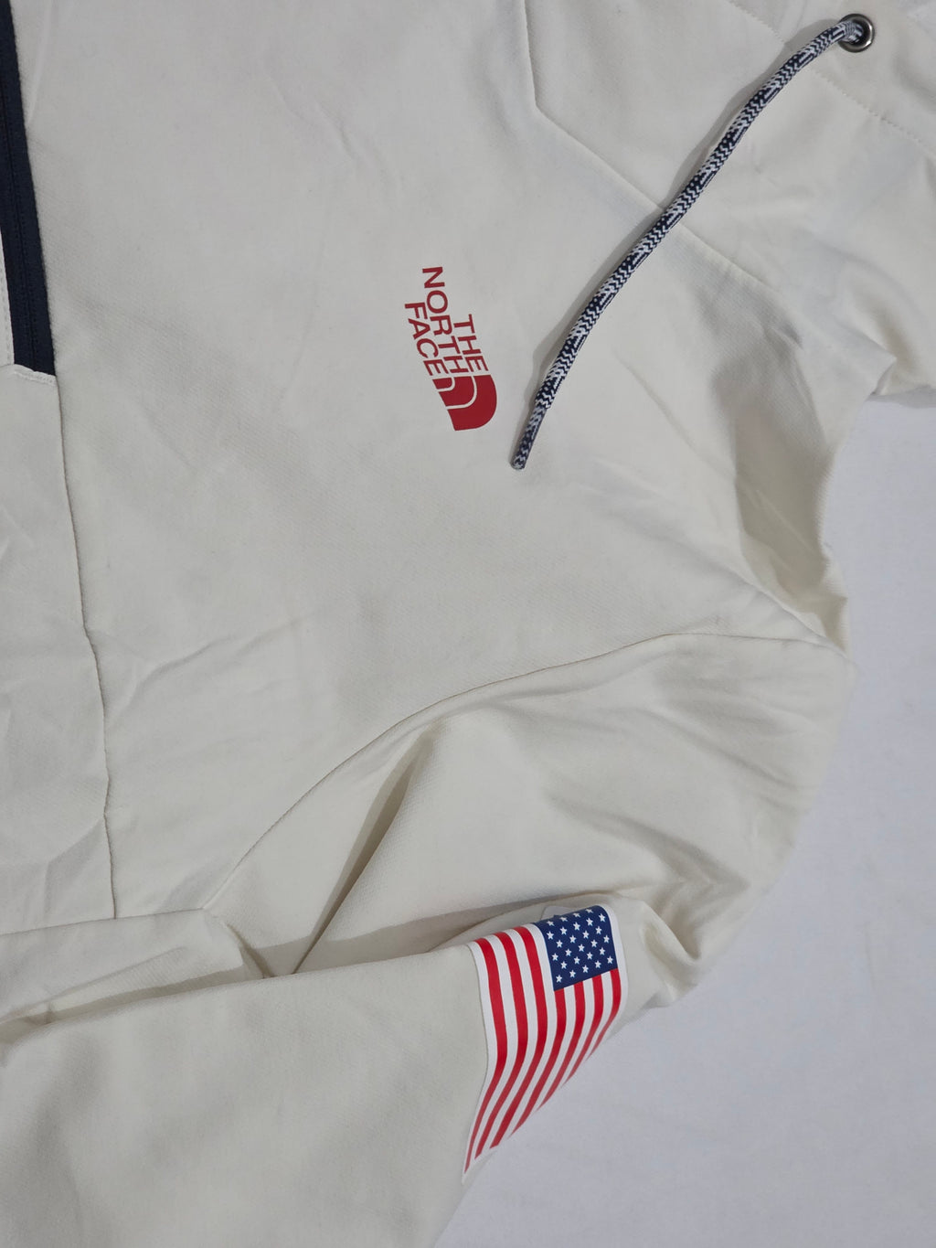 Hoodie The North Face Mujer Blanca Talla L Fleece Original