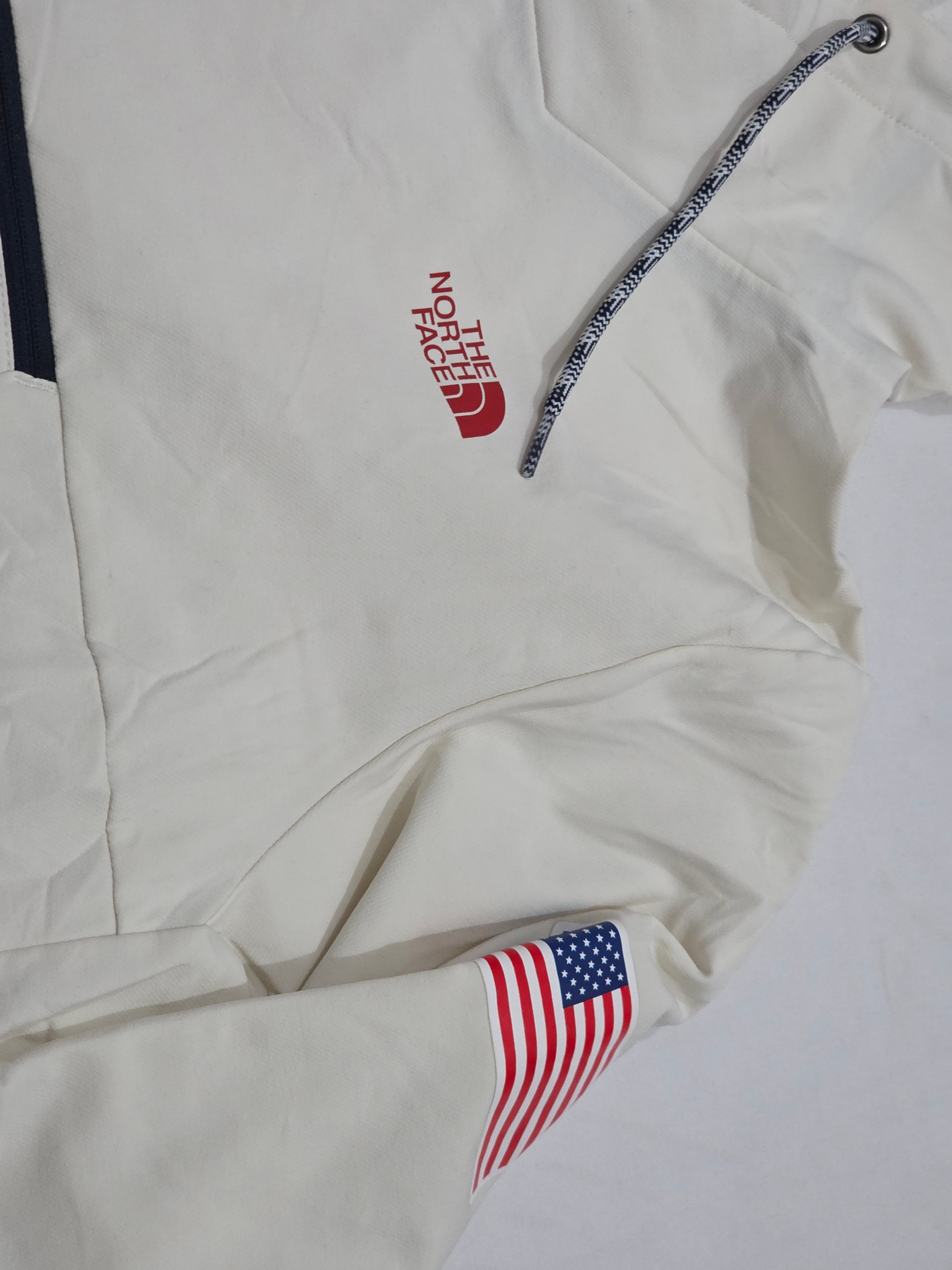 Hoodie The North Face Mujer Blanca Talla L Fleece Original