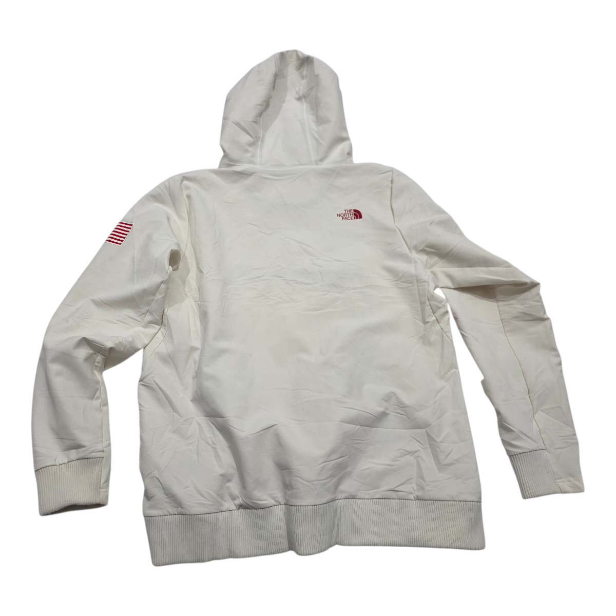 Hoodie The North Face Mujer Blanca Talla L Fleece Original