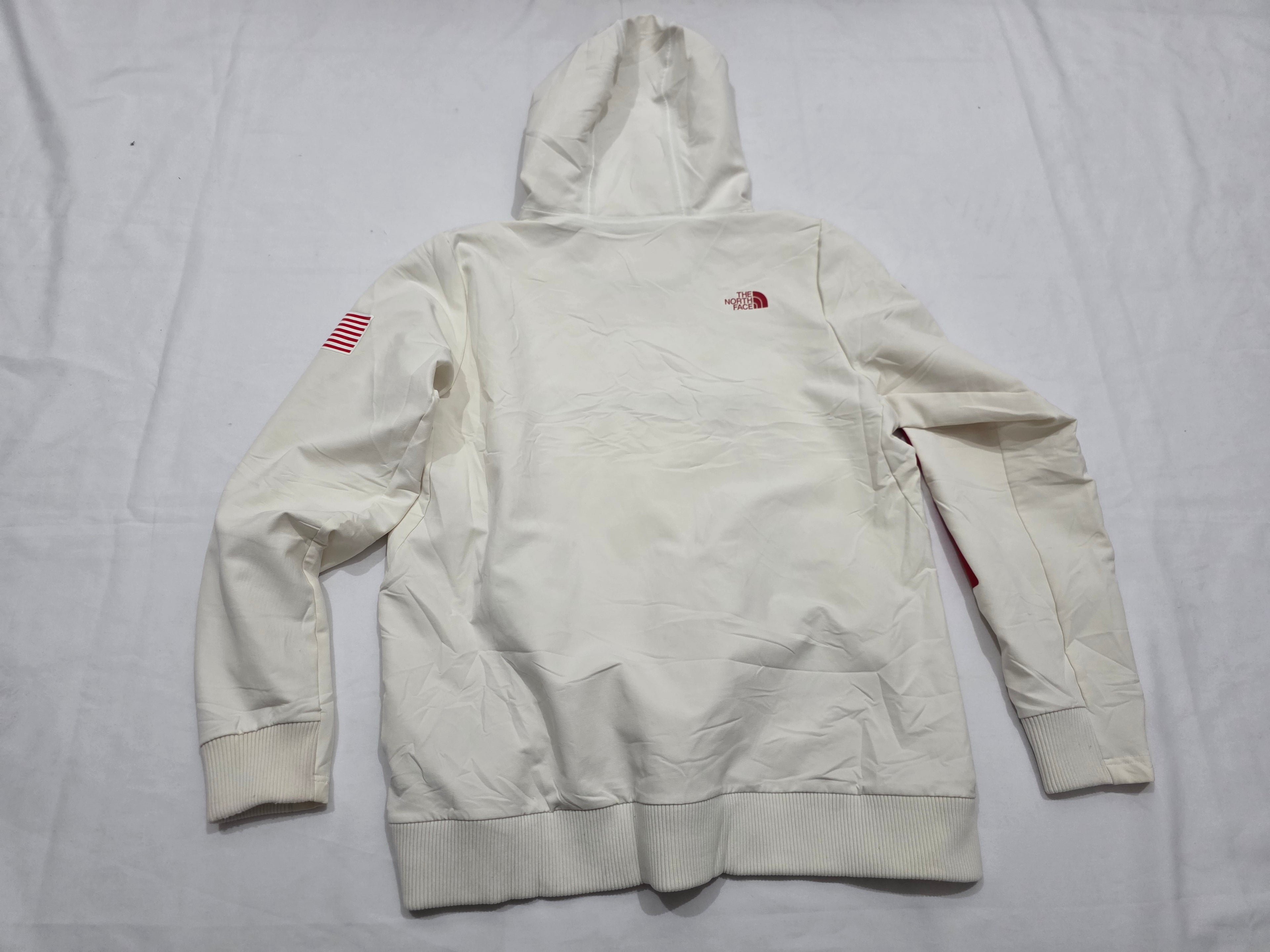 Hoodie The North Face Mujer Blanca Talla L Fleece Original