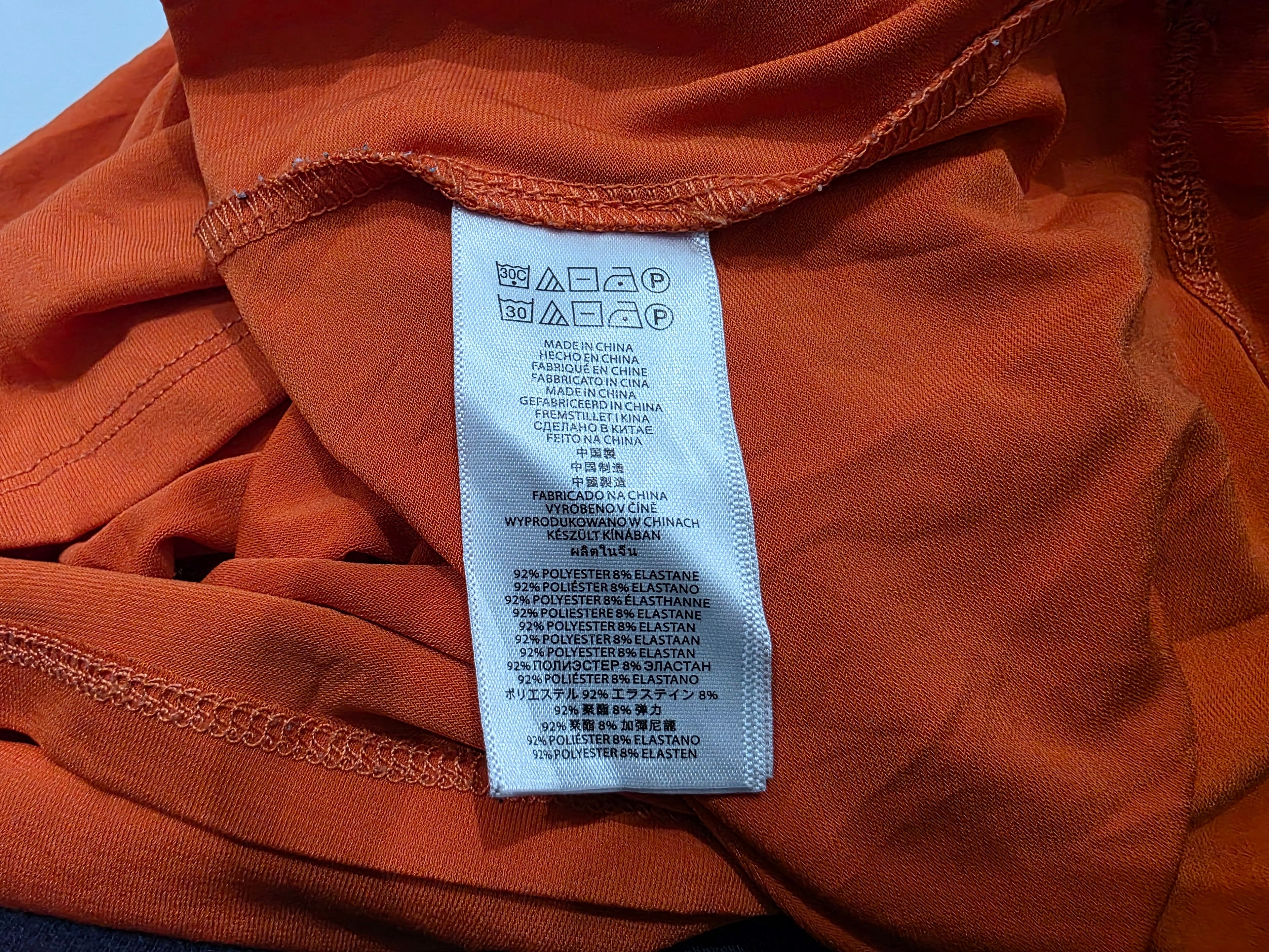 Blusa Michael Kors Grande L Naranja Manga 3/4