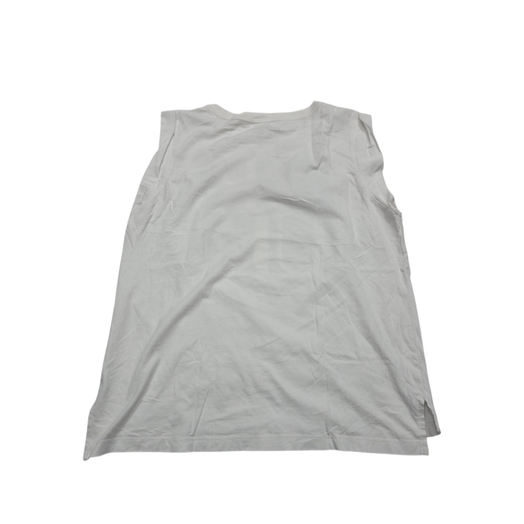 Playera True Religion Grande L Blanco Sin Mangas De Mujer
