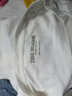 Playera True Religion Grande L Blanco Sin Mangas De Mujer