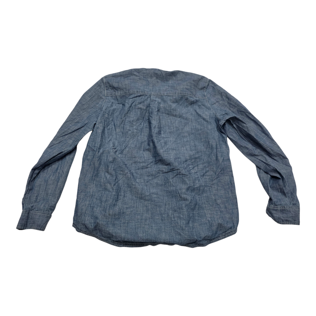 Blusa Tommy Hilfiger De Mezclilla Con Cordones Grande L