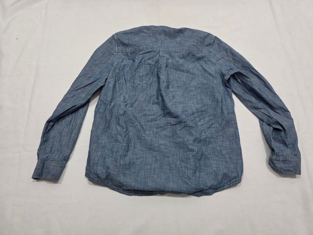 Blusa Tommy Hilfiger De Mezclilla Con Cordones Grande L