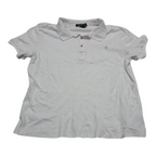 Playera Ralph Lauren Xgrande Xl Blanca Con Plateado De Mujer