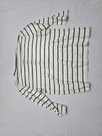Playera Ralph Lauren Blanca Con Lineas Xl Cuello Manga 3/4