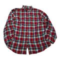 Camisa De Lino Ralph Lauren D Mujer Talla 2x Roja A Cuadros