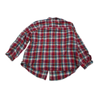 Camisa De Lino Ralph Lauren D Mujer Talla 2x Roja A Cuadros