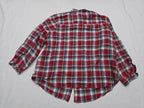 Camisa De Lino Ralph Lauren D Mujer Talla 2x Roja A Cuadros