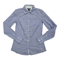 Camisa Tommy Hilfiger rayada azul/rojo stretch de Mujer