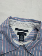 Camisa Tommy Hilfiger rayada azul/rojo stretch de Mujer
