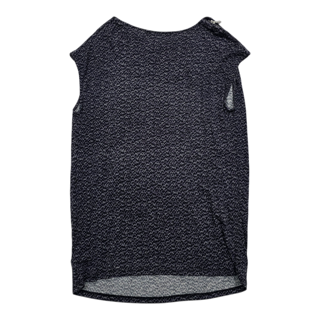 Blusa Michael Kors escote drapeado morada