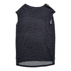 Blusa Michael Kors escote drapeado morada