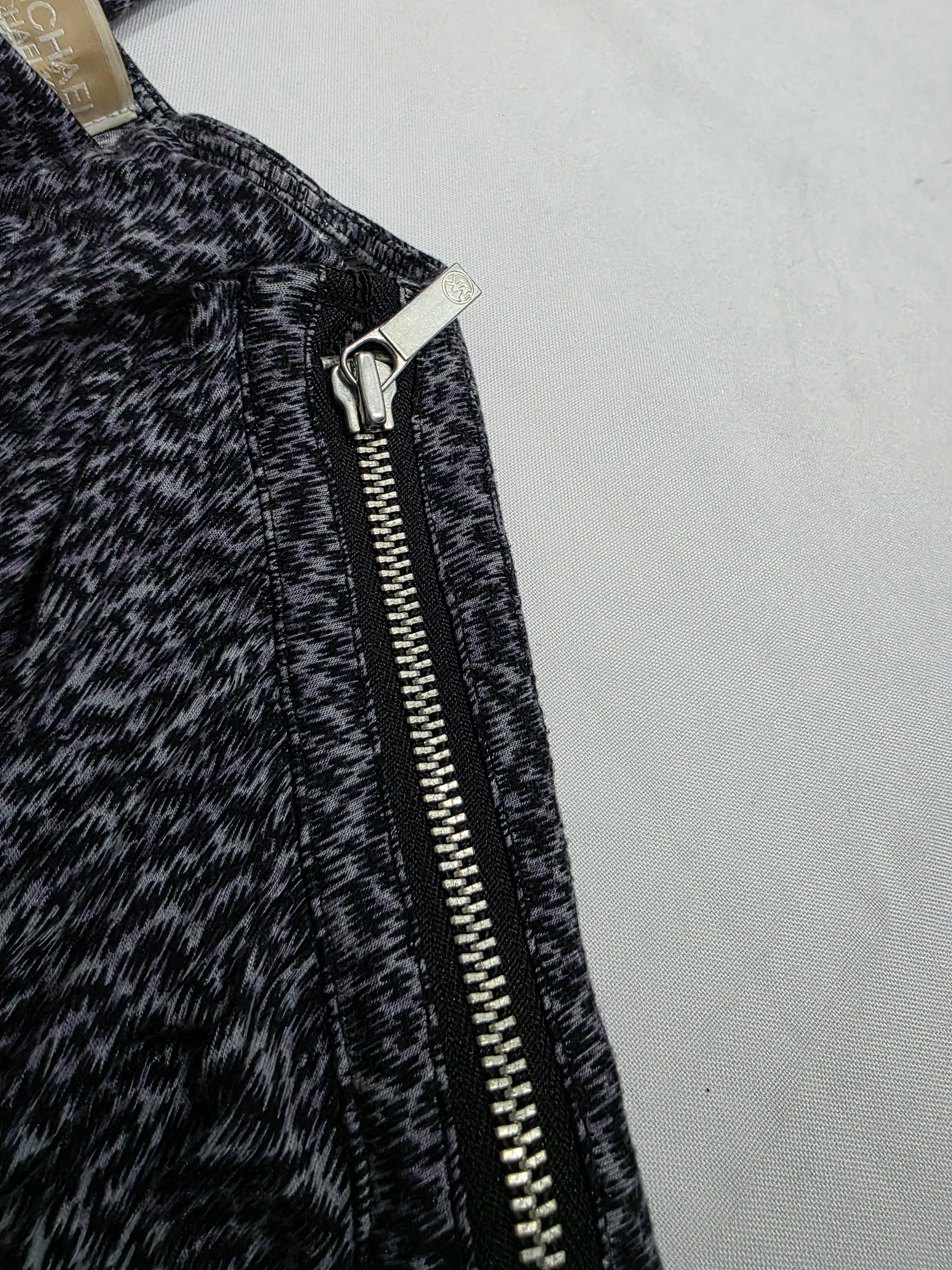 Blusa Michael Kors escote drapeado morada