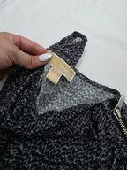 Blusa Michael Kors escote drapeado morada