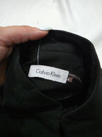 Vestido Calvin Klein Negro Cruzado Elegante Formal Mujer Talla 4