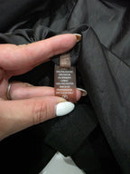 Vestido Calvin Klein Negro Cruzado Elegante Formal Mujer Talla 4