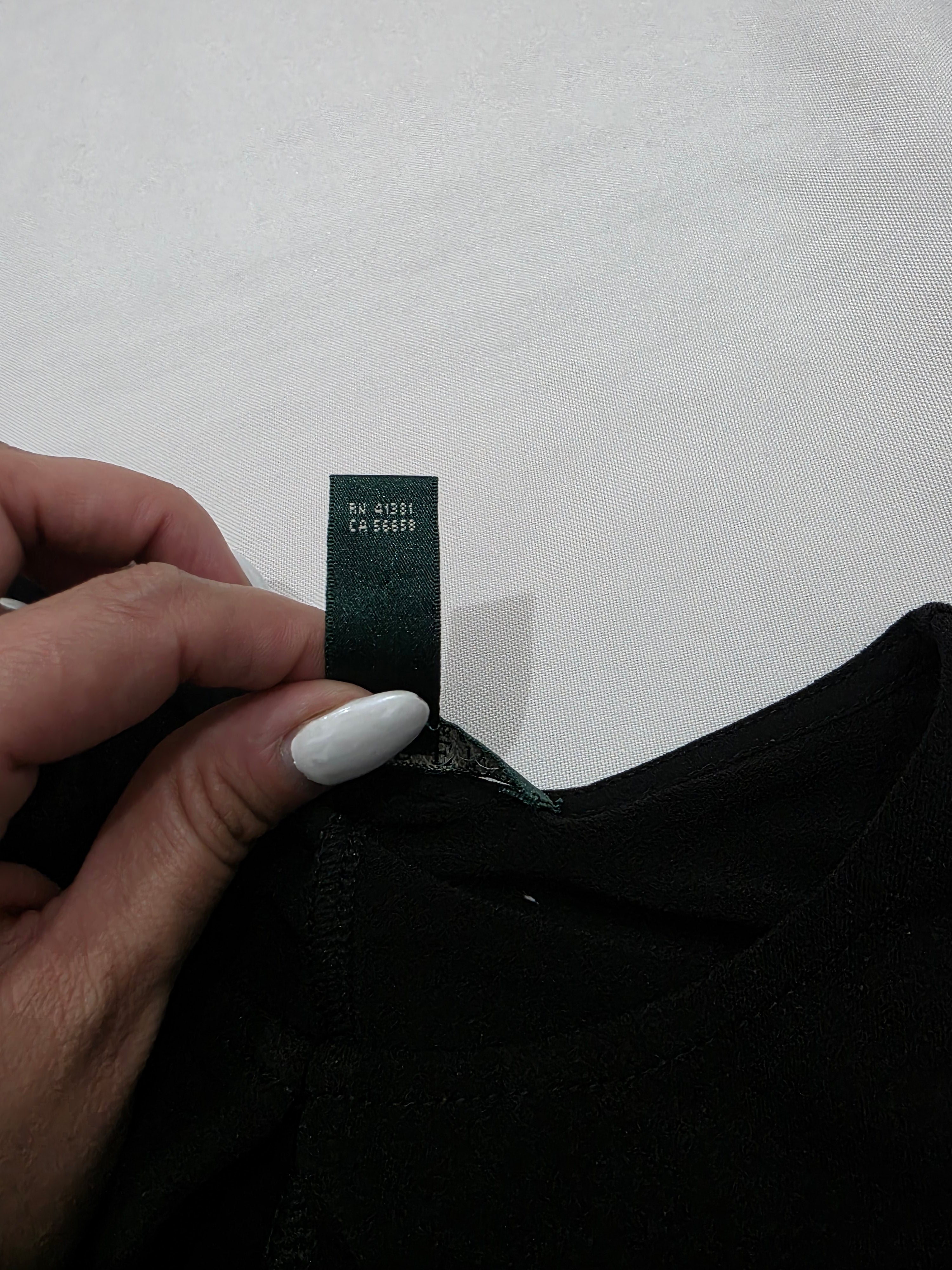 Blusa Ralph Lauren sin mangas color negro