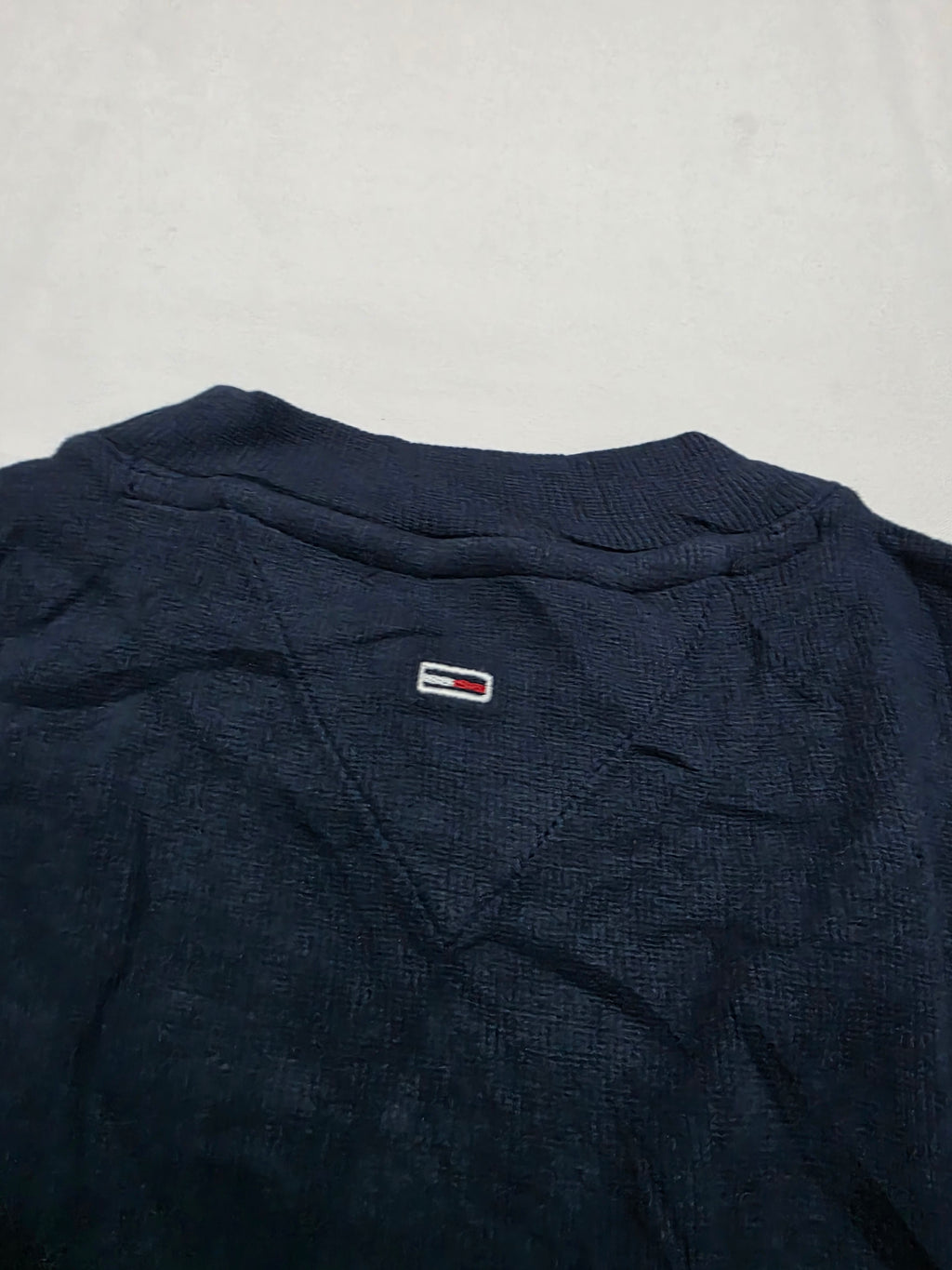 Playera Tommy Hilfiger crop Top de Mujer azul marino sin mangas