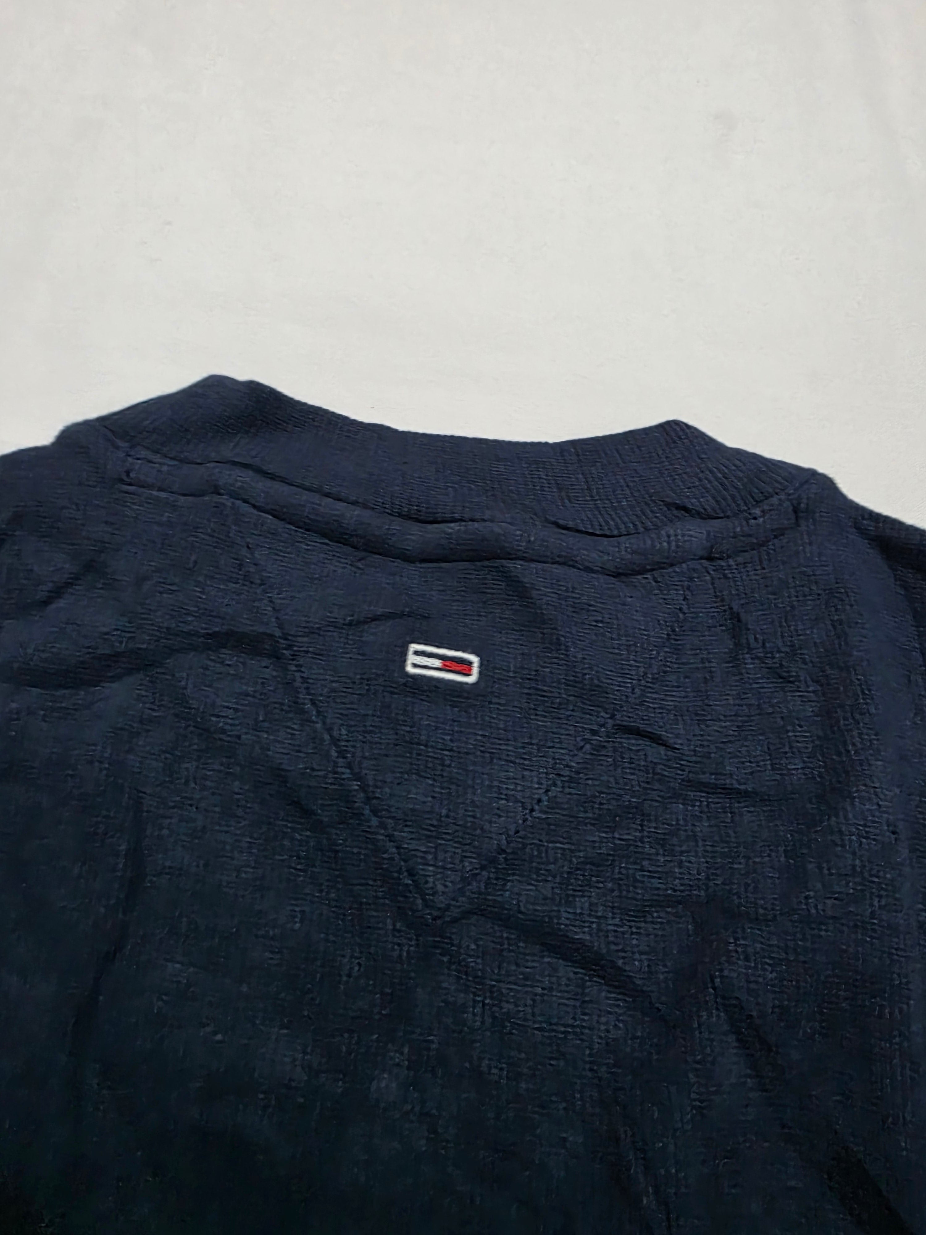 Playera Tommy Hilfiger crop Top de Mujer azul marino sin mangas