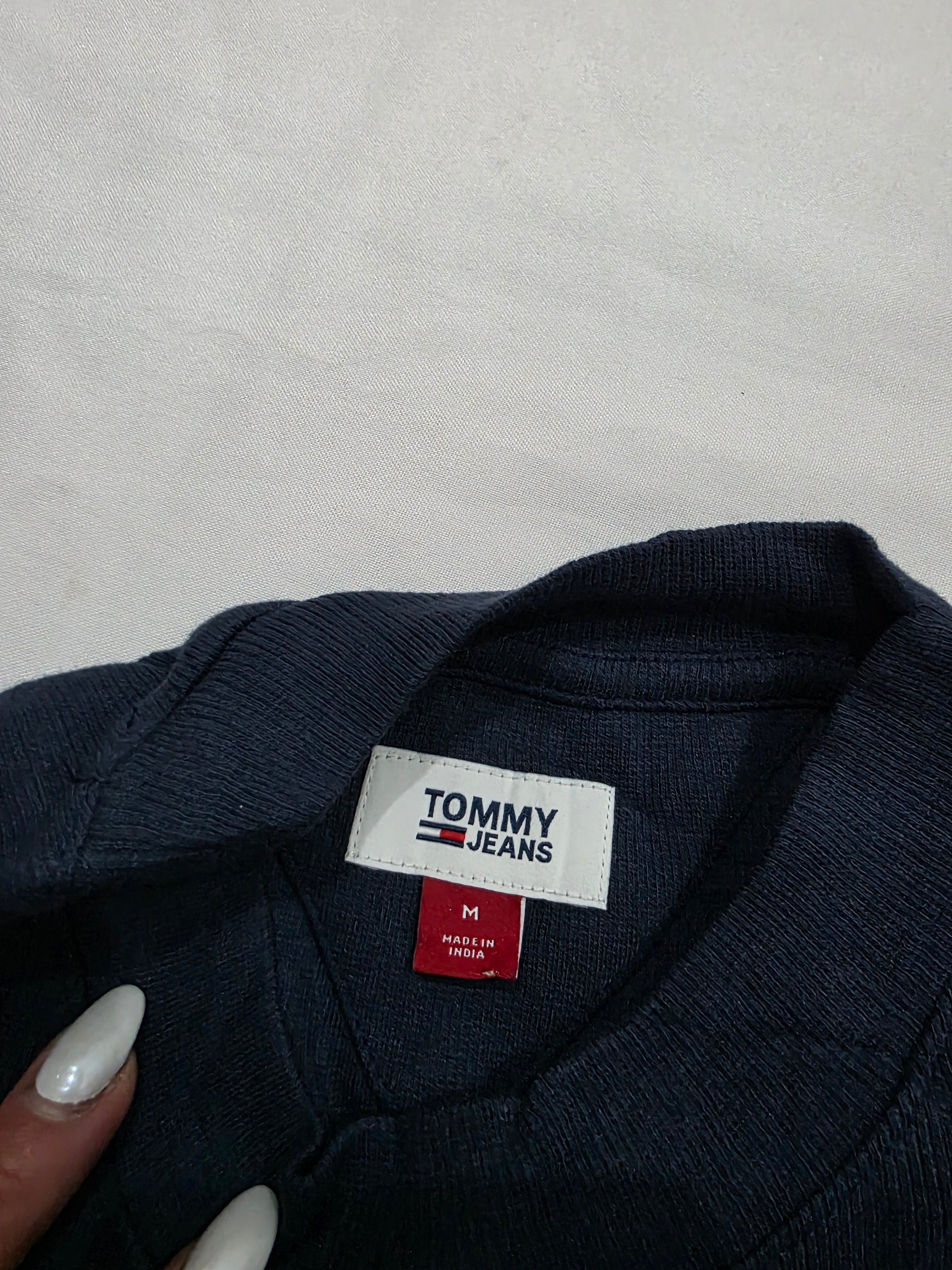 Playera Tommy Hilfiger crop Top de Mujer azul marino sin mangas