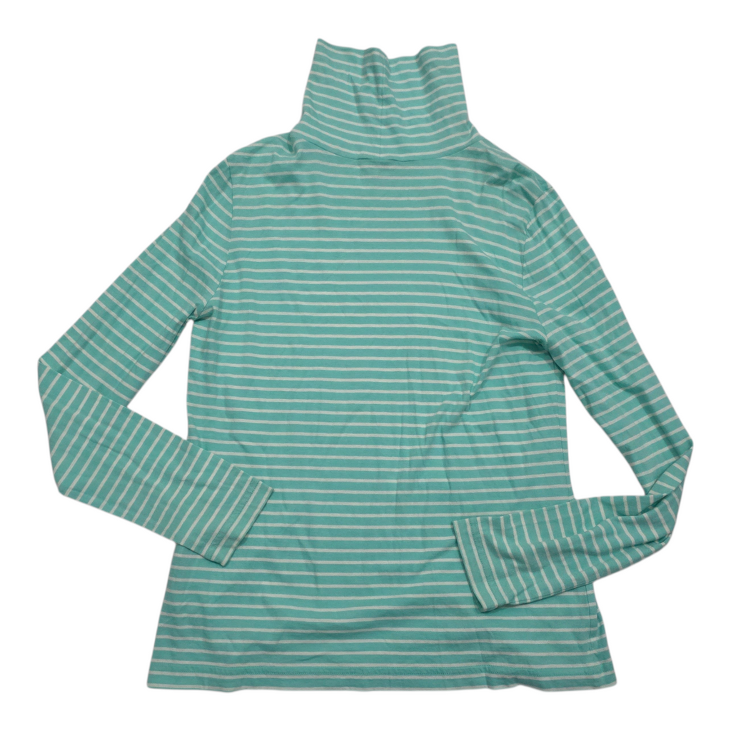 Playera Vineyard Vines turtle neck rayas color menta
