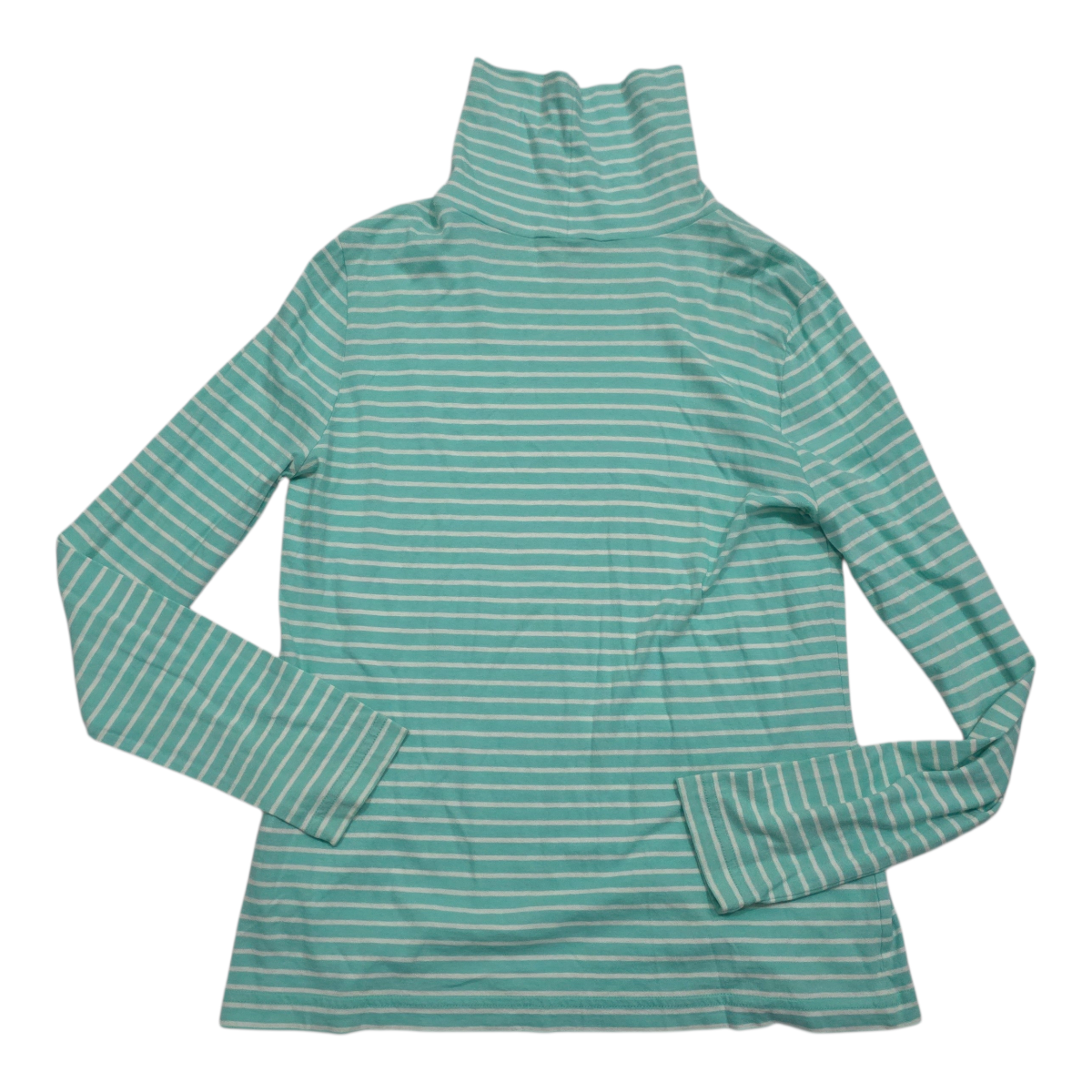 Playera Vineyard Vines turtle neck rayas color menta