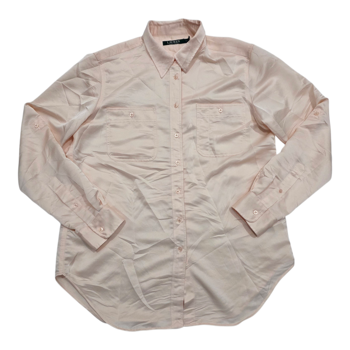 Camisa Ralph Lauren satinada de Mujer color rosa