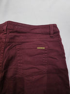 Pantalon Michael Kors talla 14 Skinny color vino