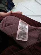 Pantalon Michael Kors talla 14 Skinny color vino