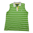 Playera Ralph lauren Active verde rayada sin manga