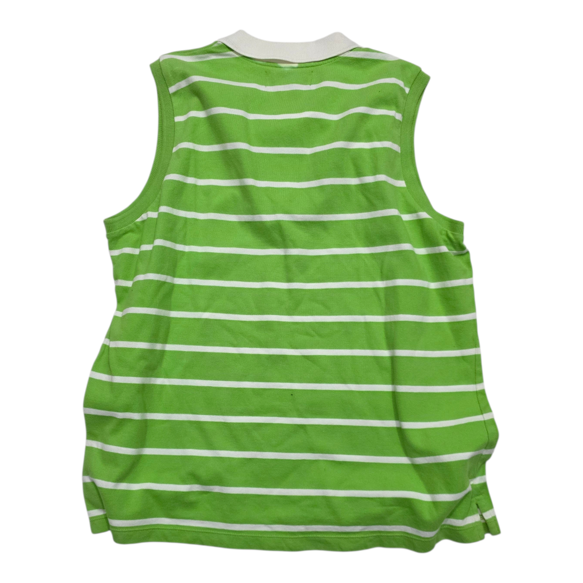 Playera Ralph lauren Active verde rayada sin manga