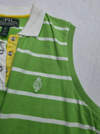 Playera Ralph lauren Active verde rayada sin manga