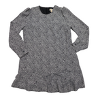 Vestido Michael Kors animal print negro/blanco