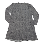 Vestido Michael Kors animal print negro/blanco
