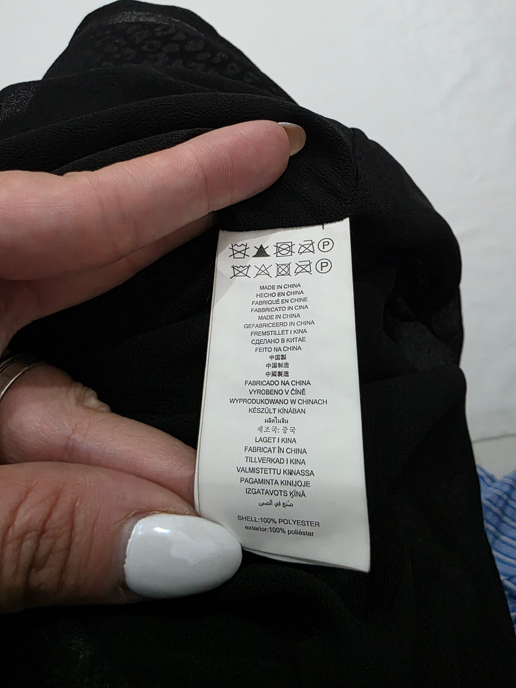 Vestido Michael Kors animal print negro/blanco